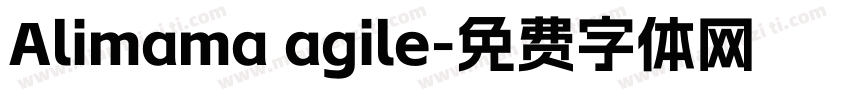 Alimama agile字体转换